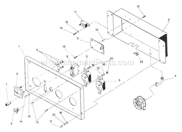 Page A Diagram and Parts List for 0488-1  Briggs and Stratton Generator